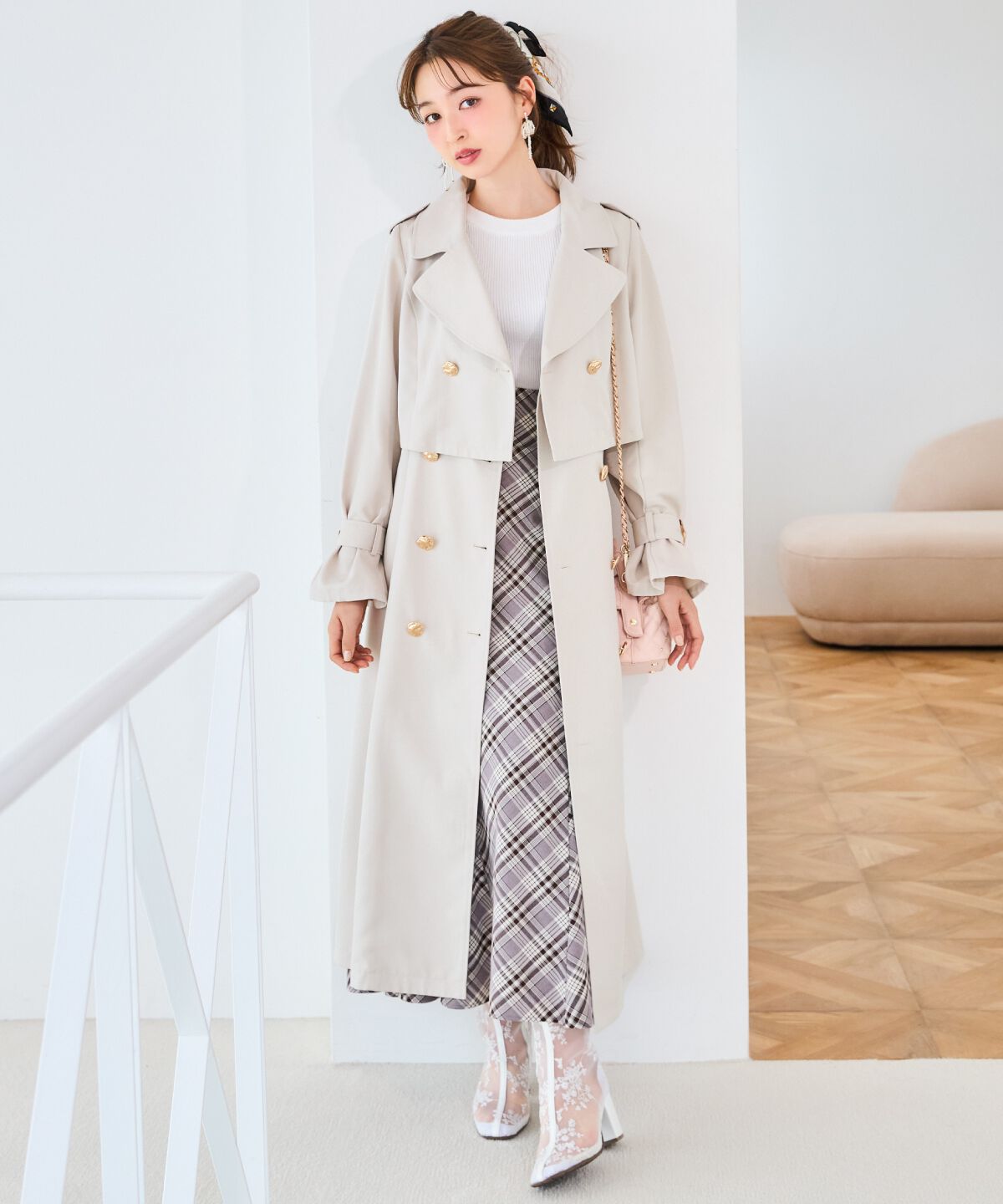 WILLSELECTION「ハイウエストマーメイドスカート」|フレア|