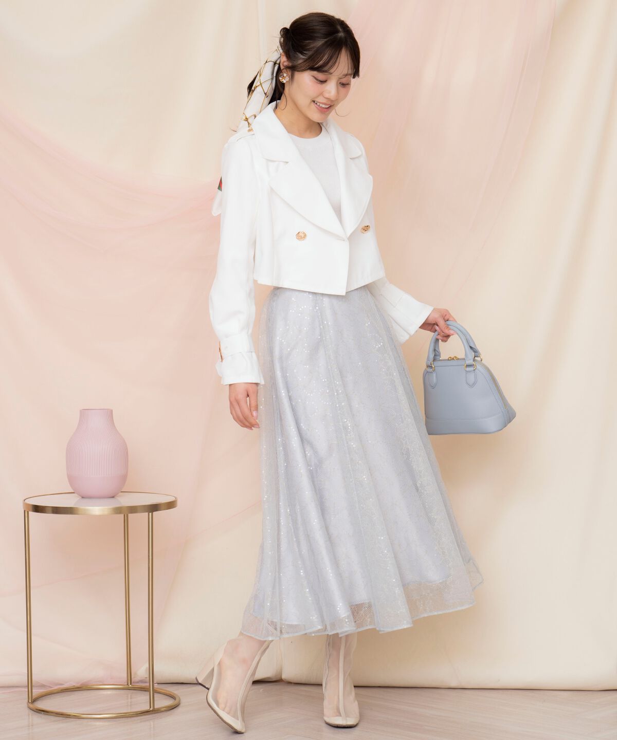 WILLSELECTION「メタリックボタン3WAYトレンチコート」|トレンチコート|