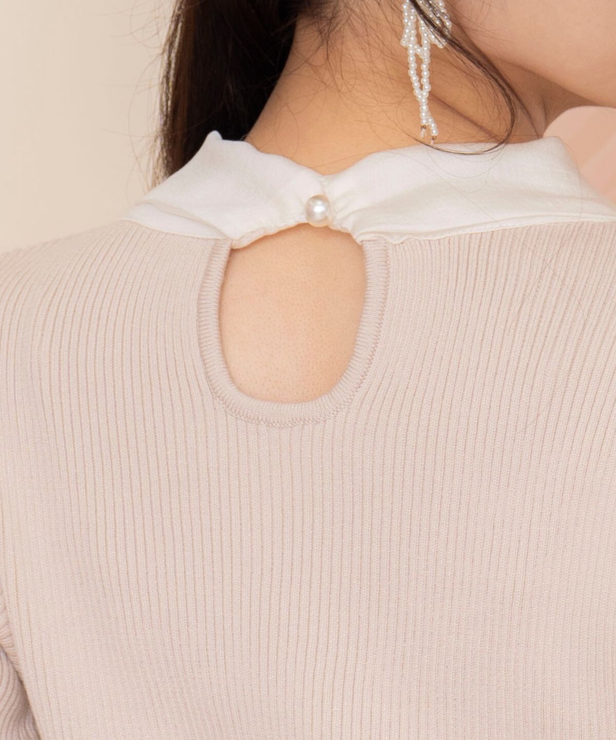 WILLSELECTION「シアーリボンタイプルオーバー」|ニット・セーター|