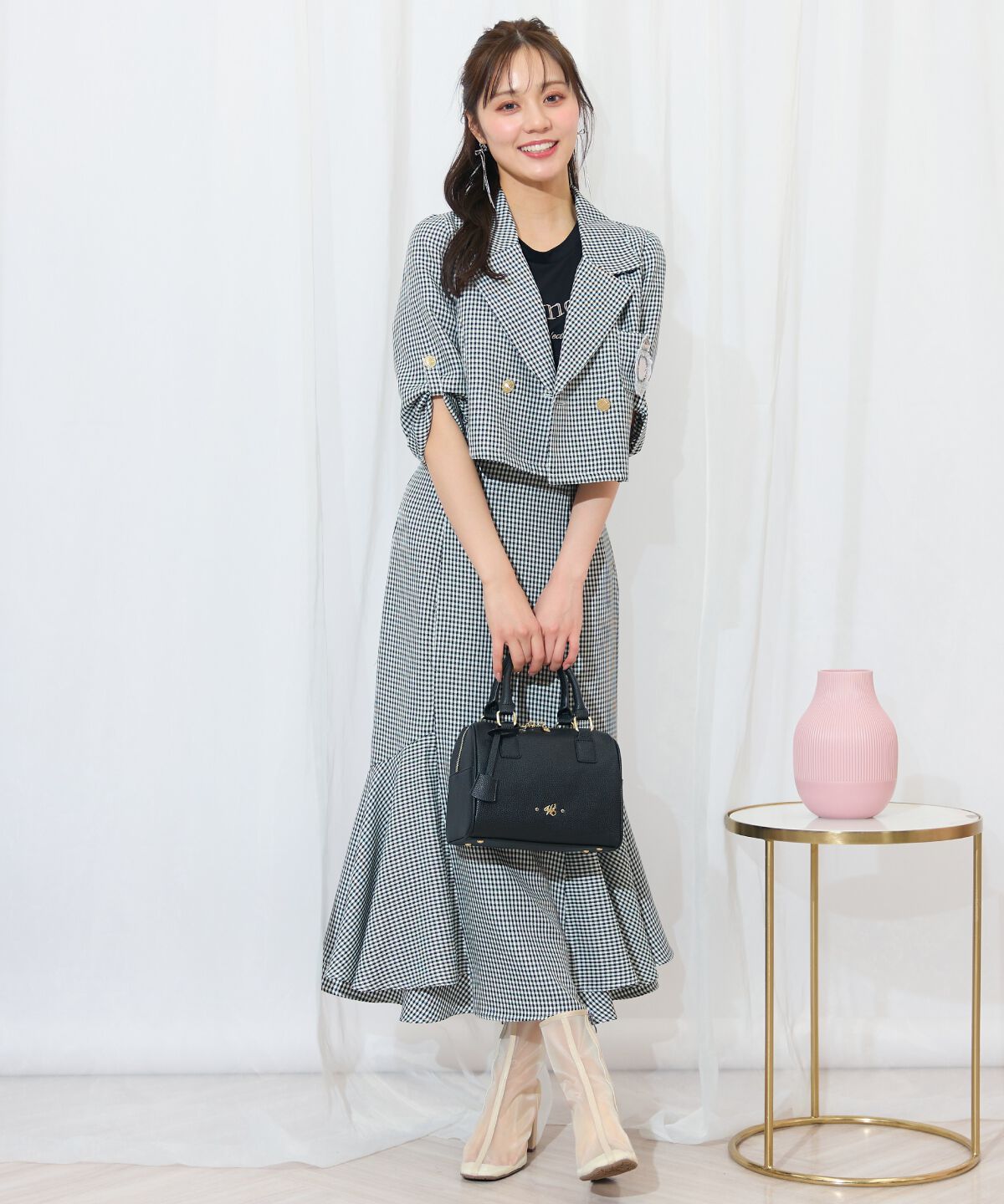 WILLSELECTION「裾ボリュームマーメイドスカート」|フレア|