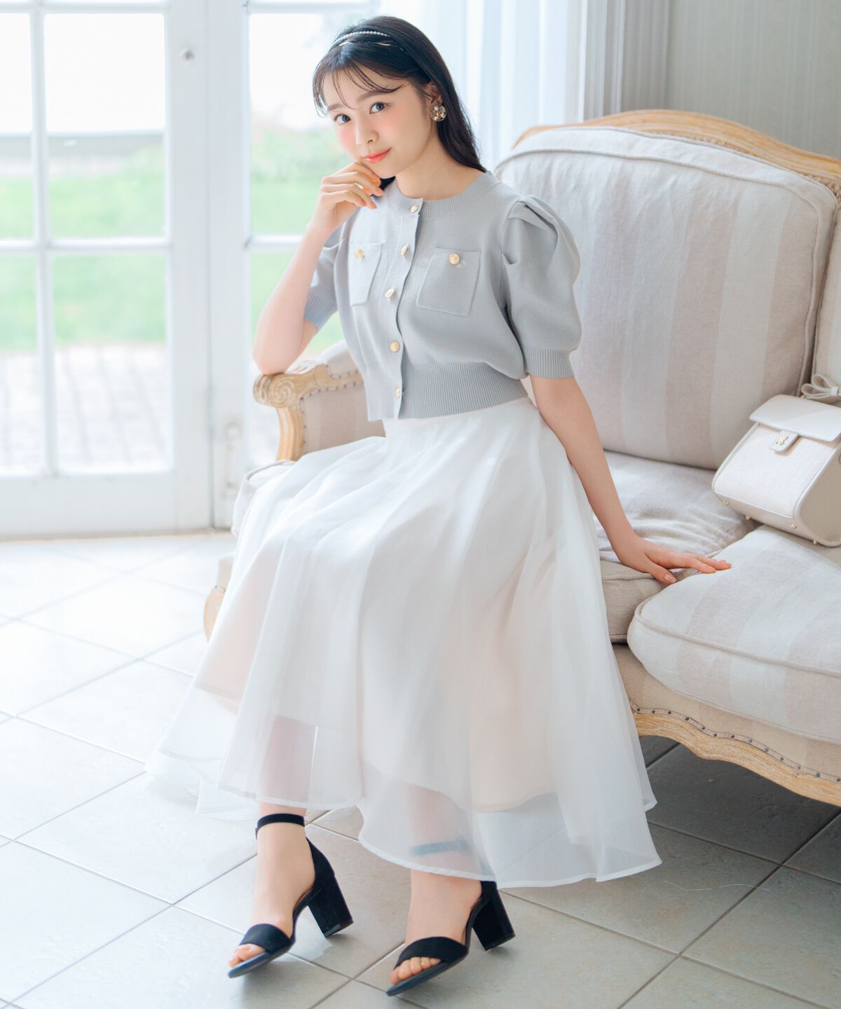 WILLSELECTION「ポケットデザインパフカーディガン」|カーディガン|