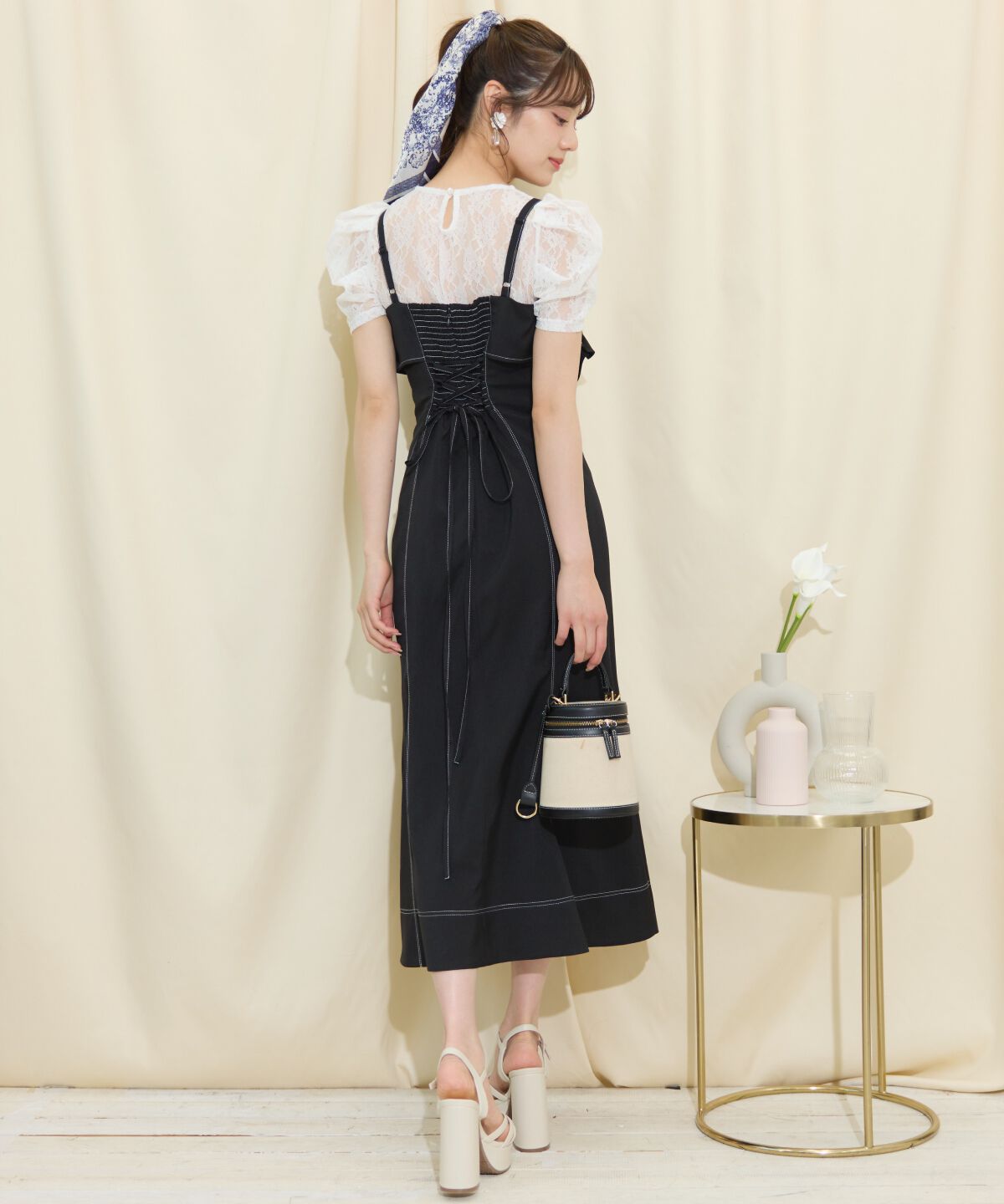 WILLSELECTION「ドレープリボンマーメイドジャンスカ」|ワンピース|