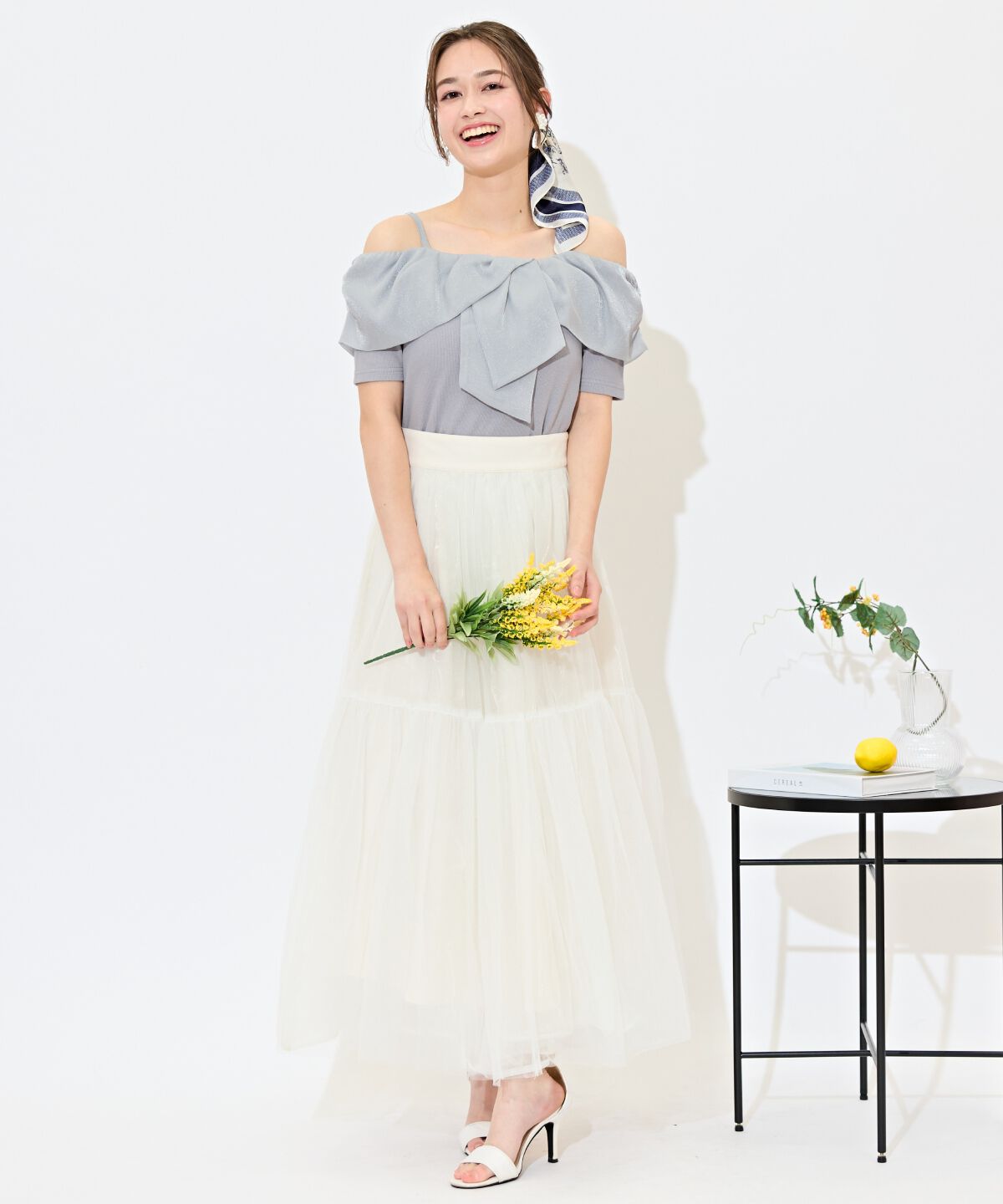 WILLSELECTION「ツイストリボンオフショルトップス」|Tシャツ・カットソー|