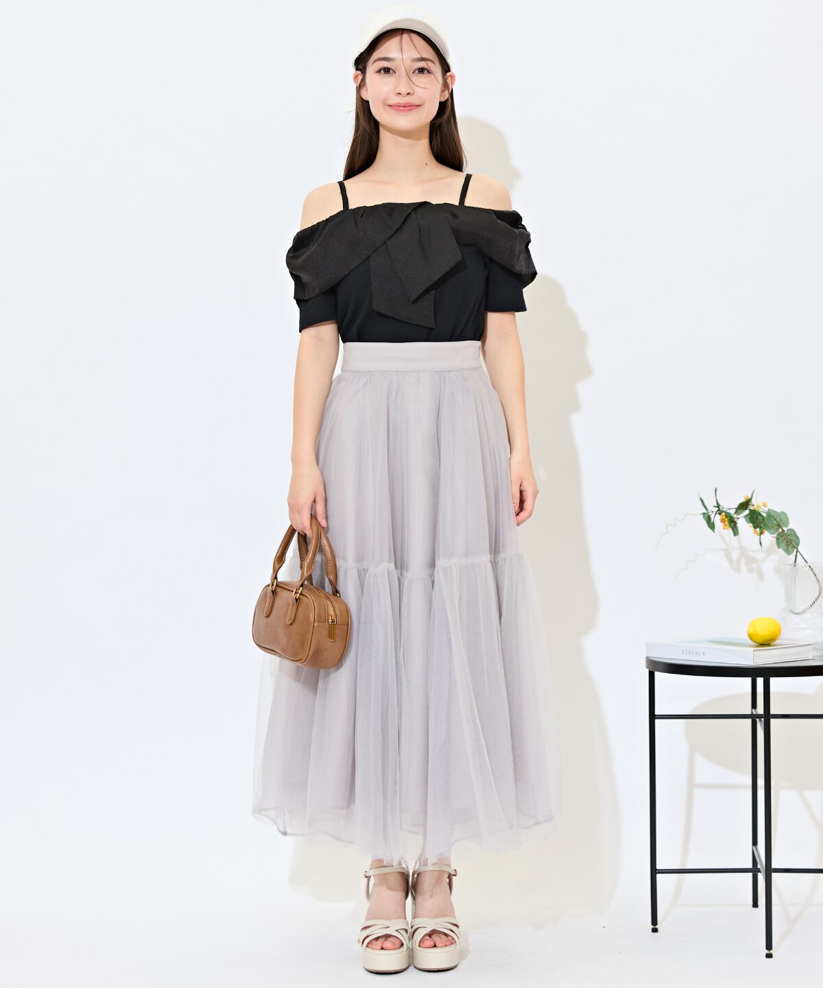 WILLSELECTION「ツイストリボンオフショルトップス」|Tシャツ・カットソー|