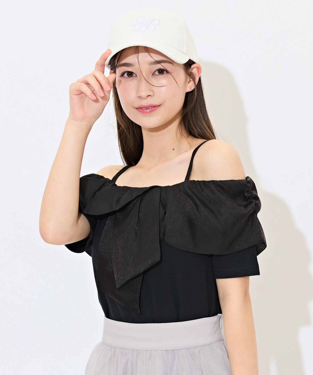 WILLSELECTION「ツイストリボンオフショルトップス」|Tシャツ・カットソー|