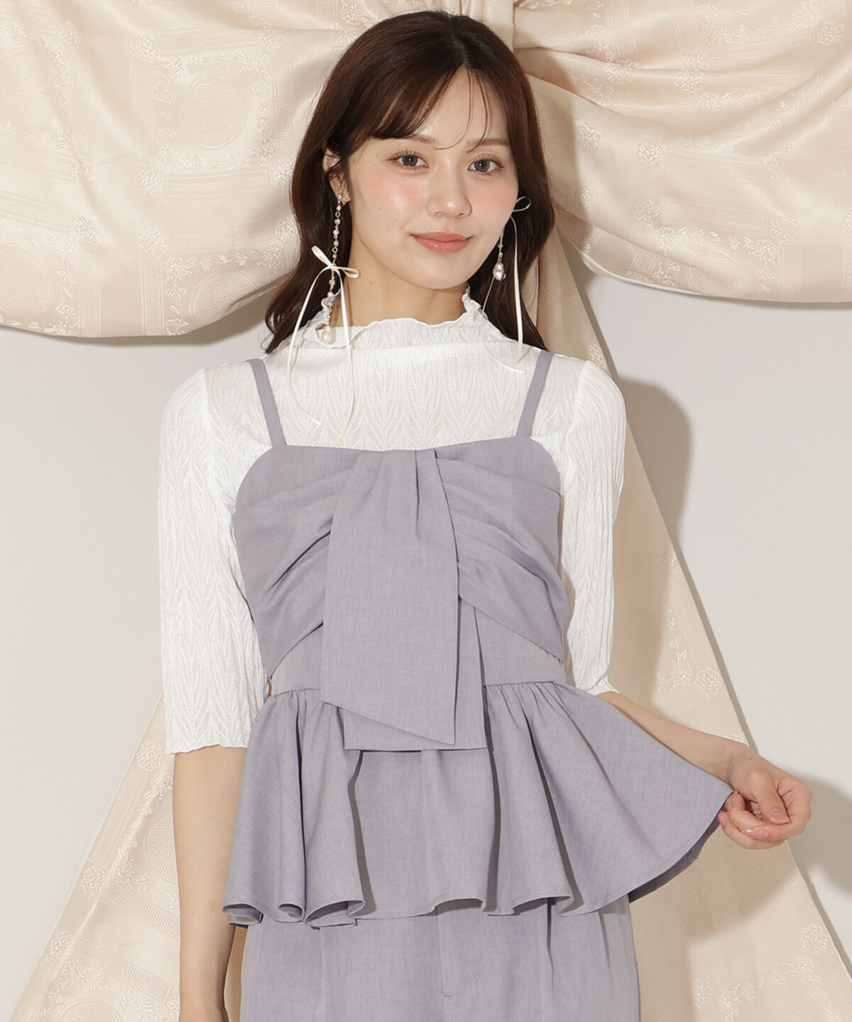 WILLSELECTION「リボンペプラムビスチェ」|その他|