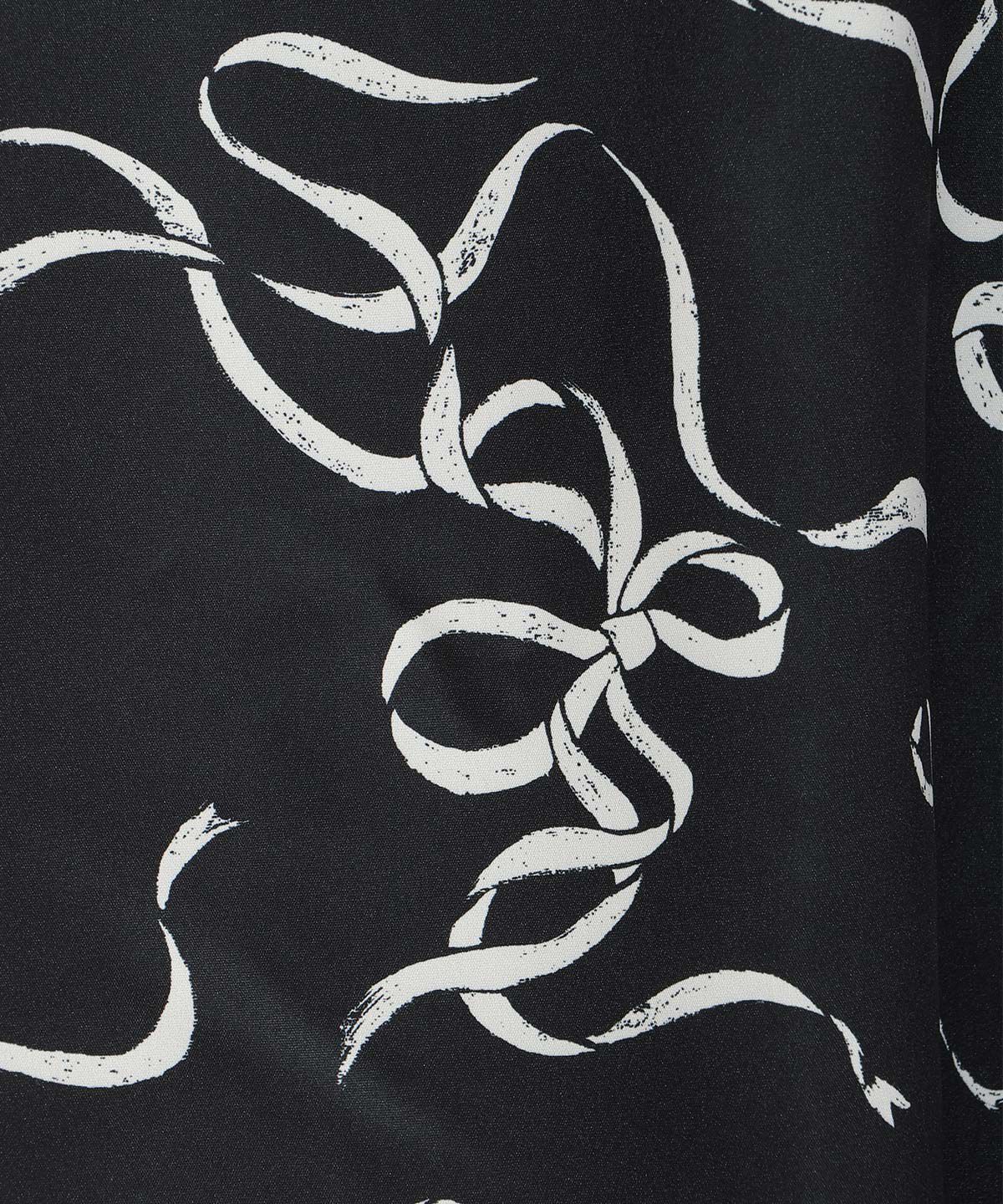 WILLSELECTION「リボンプリントフレアスカート」|フレア|