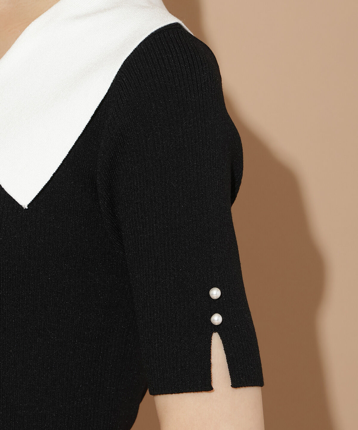 WILLSELECTION「アシメカラーリブニット」|ニット・セーター|