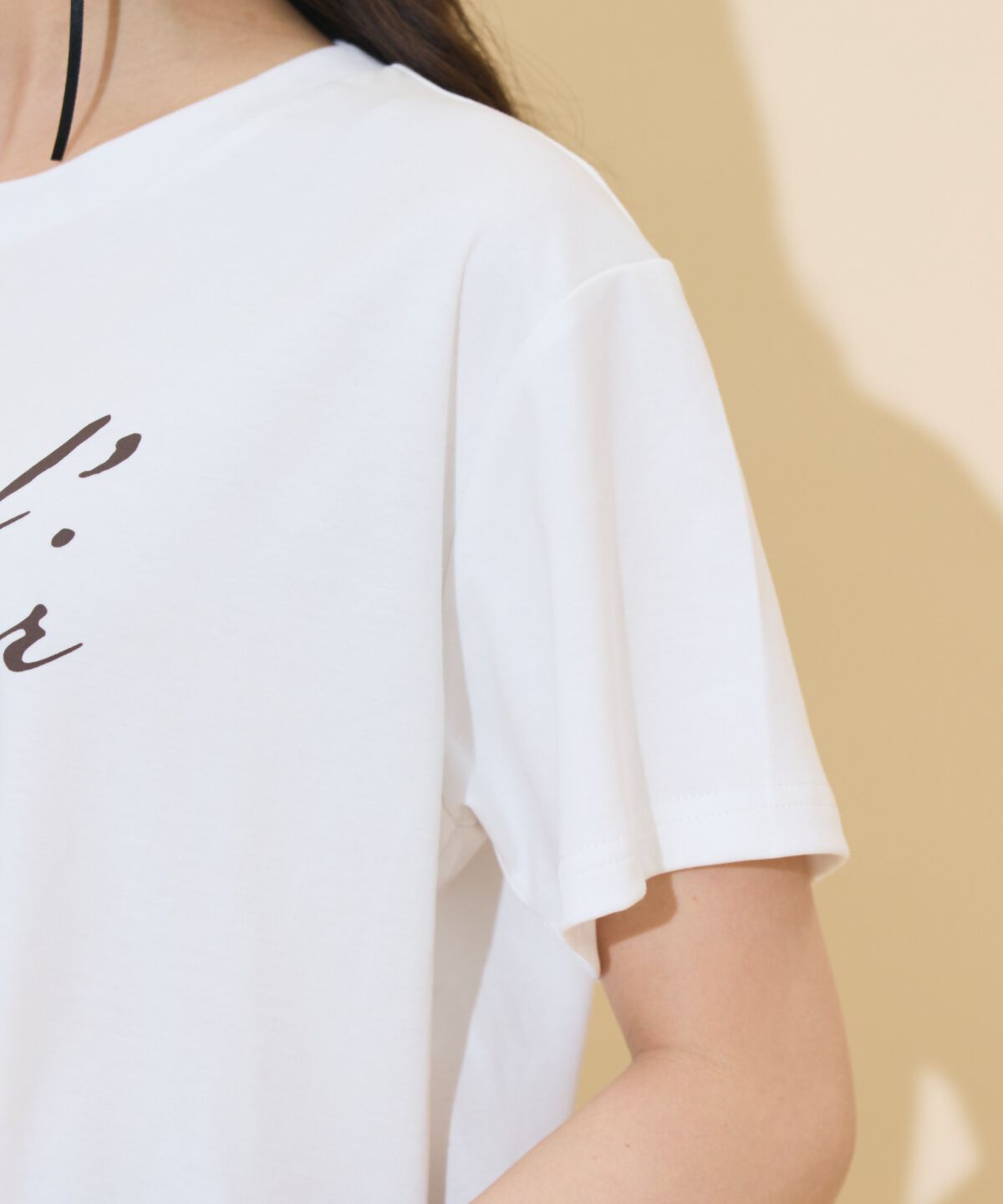 WILLSELECTION「ドロップショルダーロゴTシャツ」|Tシャツ・カットソー|