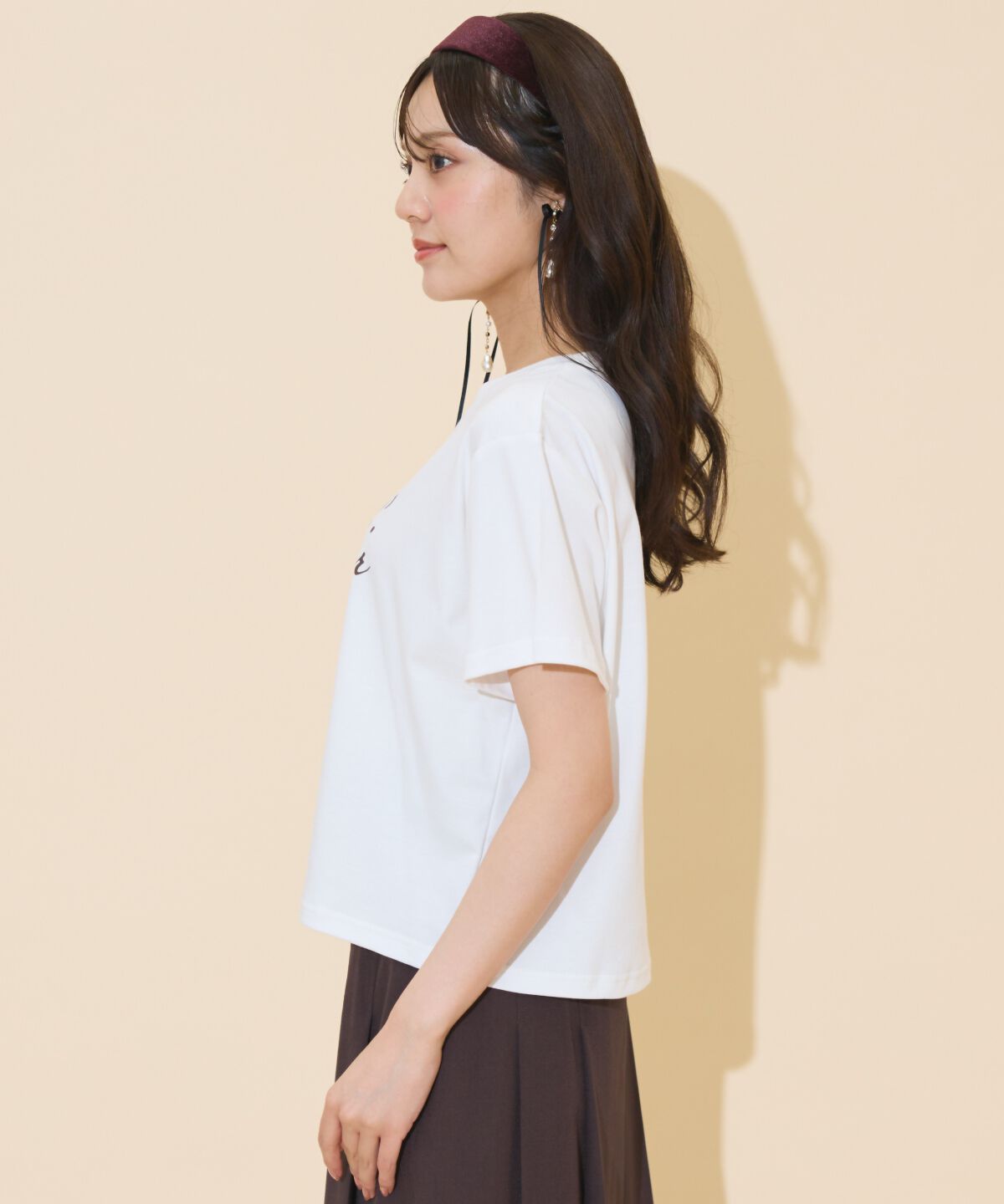 WILLSELECTION「ドロップショルダーロゴTシャツ」|Tシャツ・カットソー|