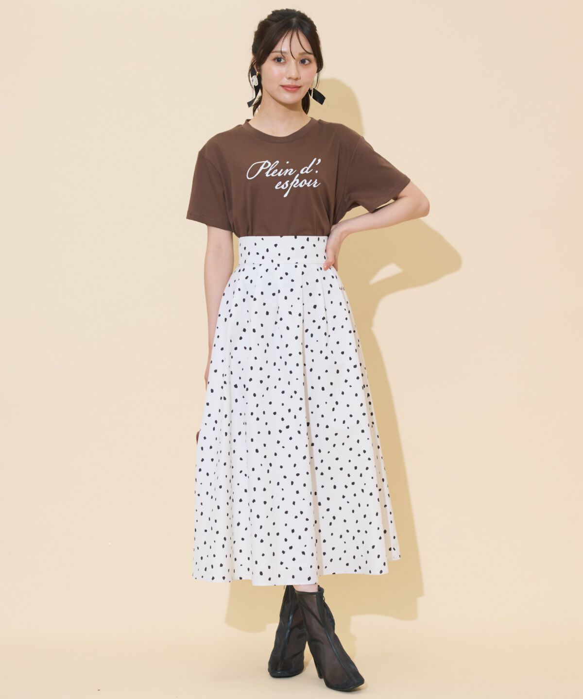 WILLSELECTION「ドロップショルダーロゴTシャツ」|Tシャツ・カットソー|