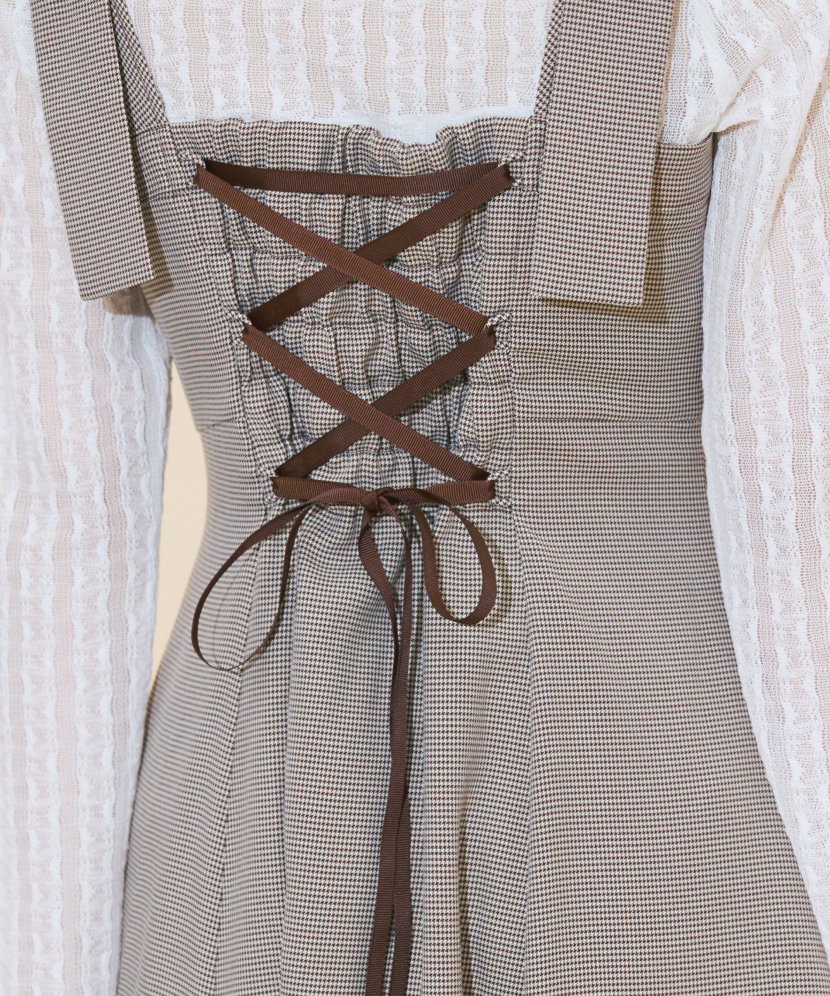 WILLSELECTION「ショルダーリボンフロントZIPワンピース」|ワンピース|