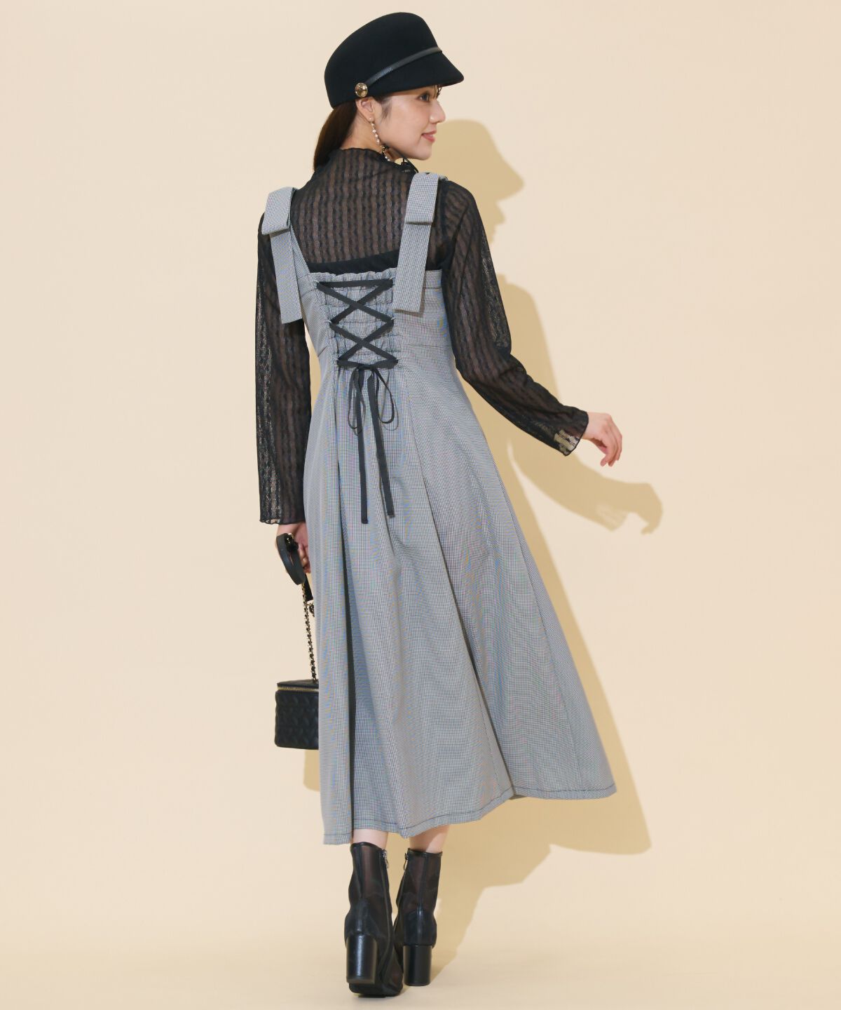 WILLSELECTION「ショルダーリボンフロントZIPワンピース」|ワンピース|