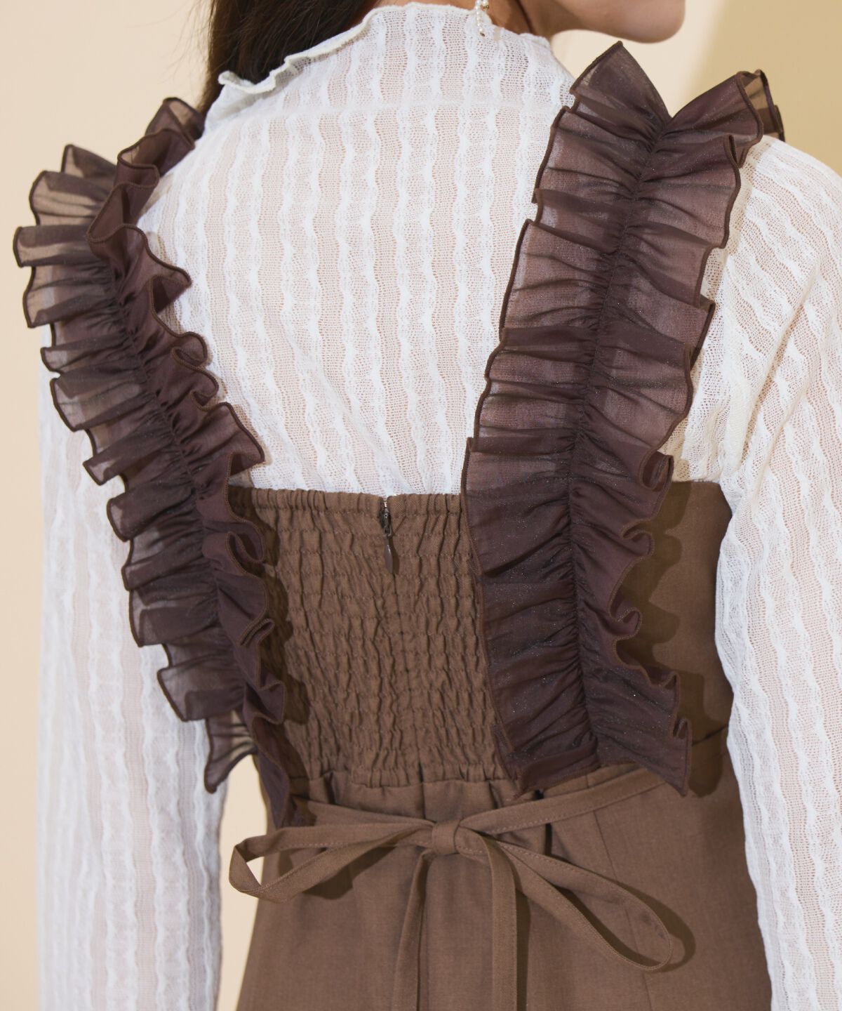 WILLSELECTION「フリルショルダーマーメイドワンピース」|ワンピース|