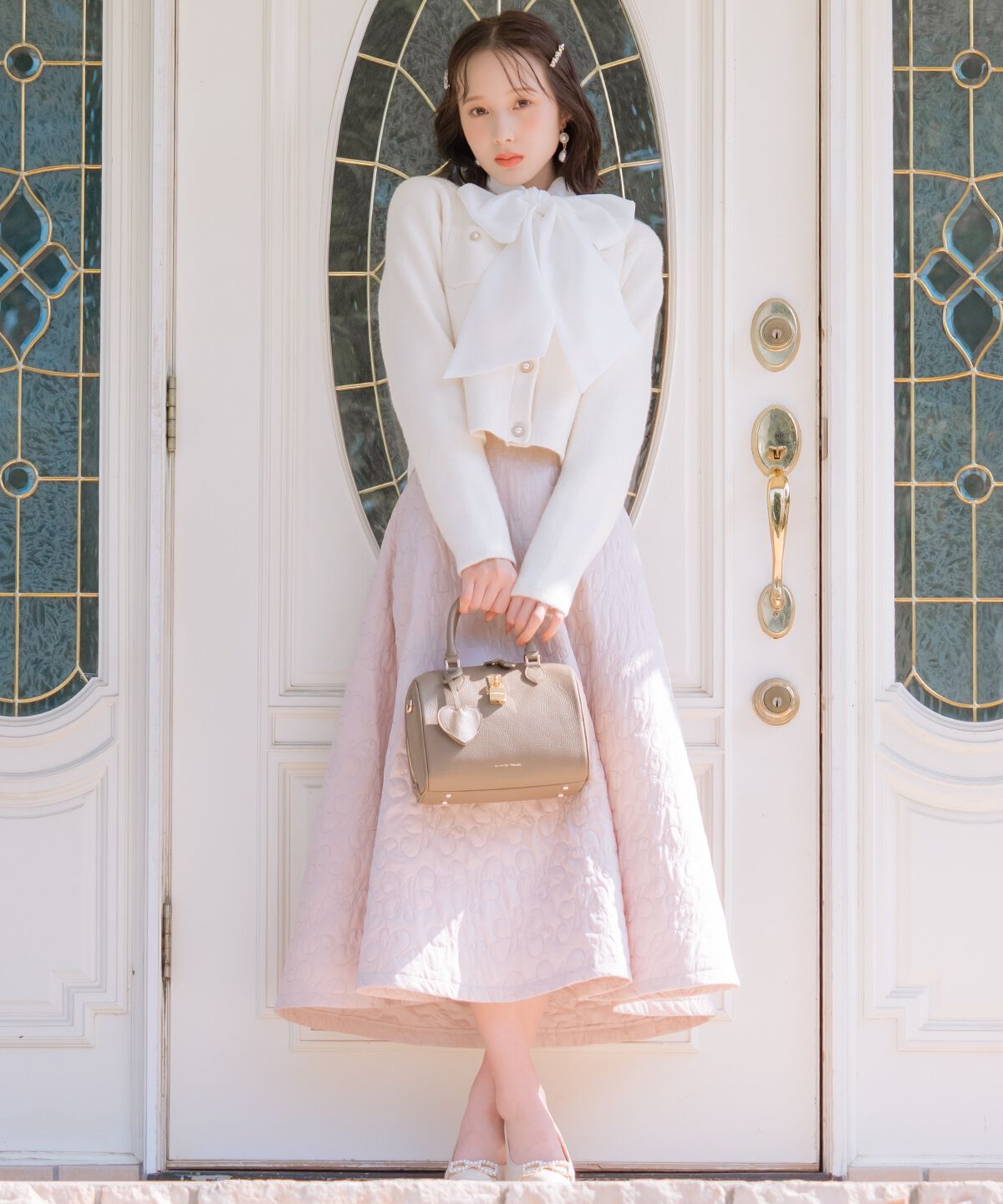 WILLSELECTION「キルティングボリュームフレアスカート」|フレア|