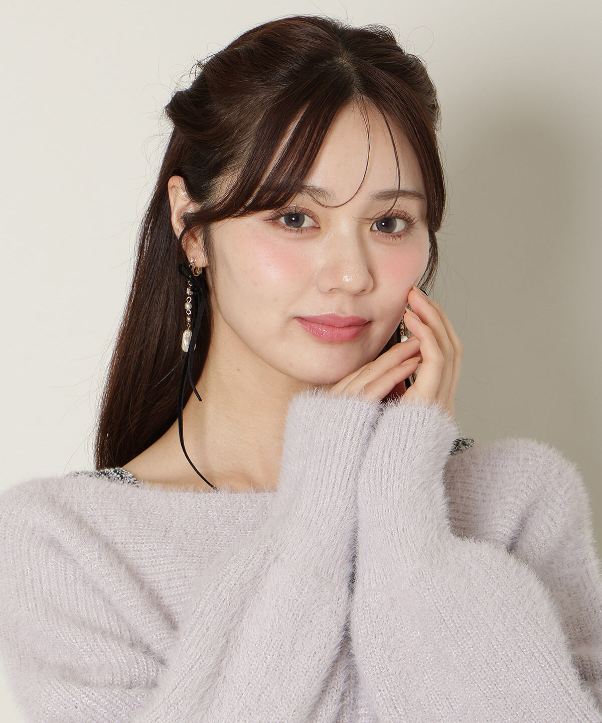 WILLSELECTION「カットツイードワンピース&times;フェザーニットSET」|ワンピース|