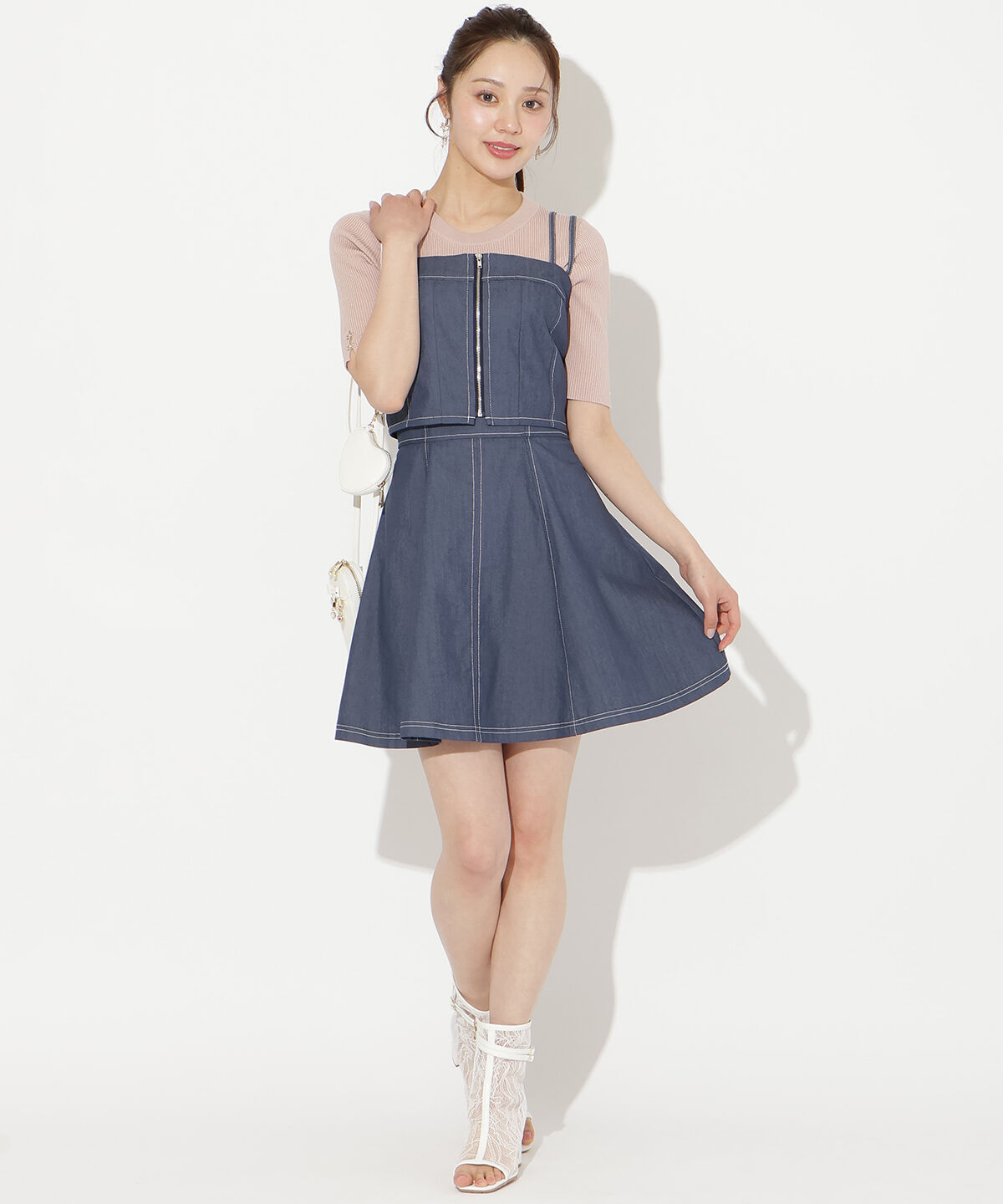 WILLSELECTION「袖口リボンリブニット」|ニット・セーター|