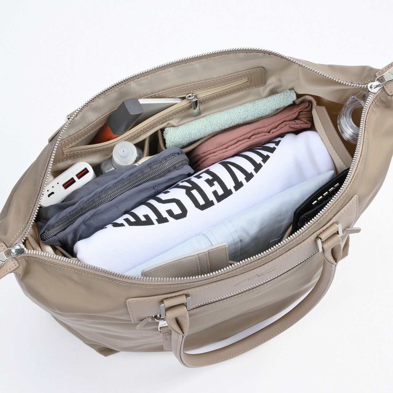 W&.Day/Night「W&.Day/Night ルノ ナイロントート A4サイズ 15582」|ショルダー・メッセンジャー|