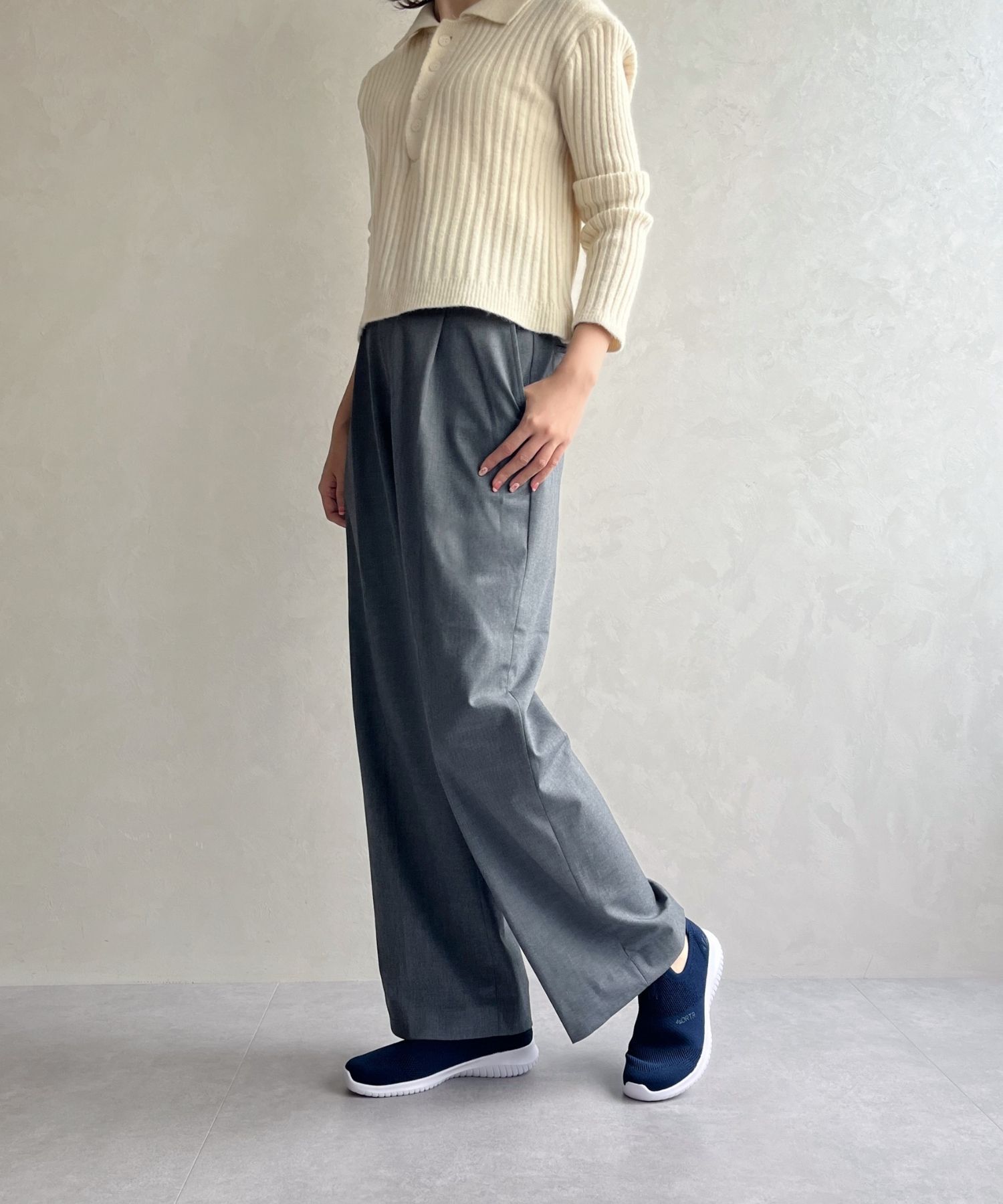 ORiental TRaffic「【累計19万足突破 】 ニット スニーカー /3709 柔らかい 伸縮性 軽量」|スニーカー|