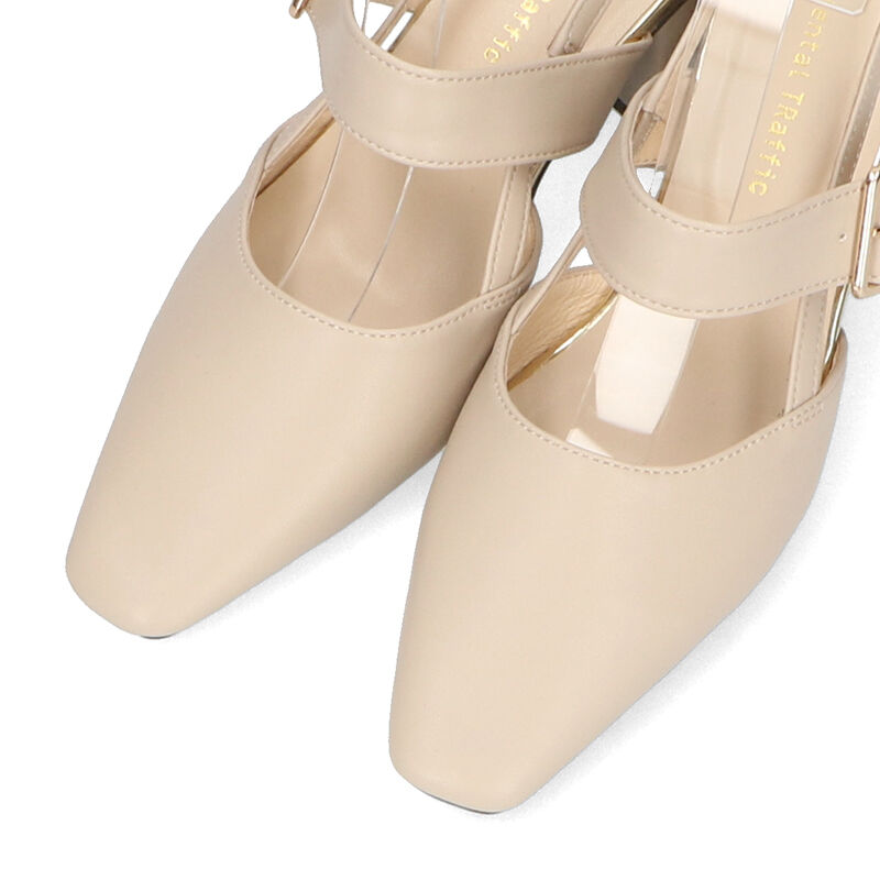 ORiental TRaffic「変形ヒールバックストラップパンプス/31314」|パンプス|