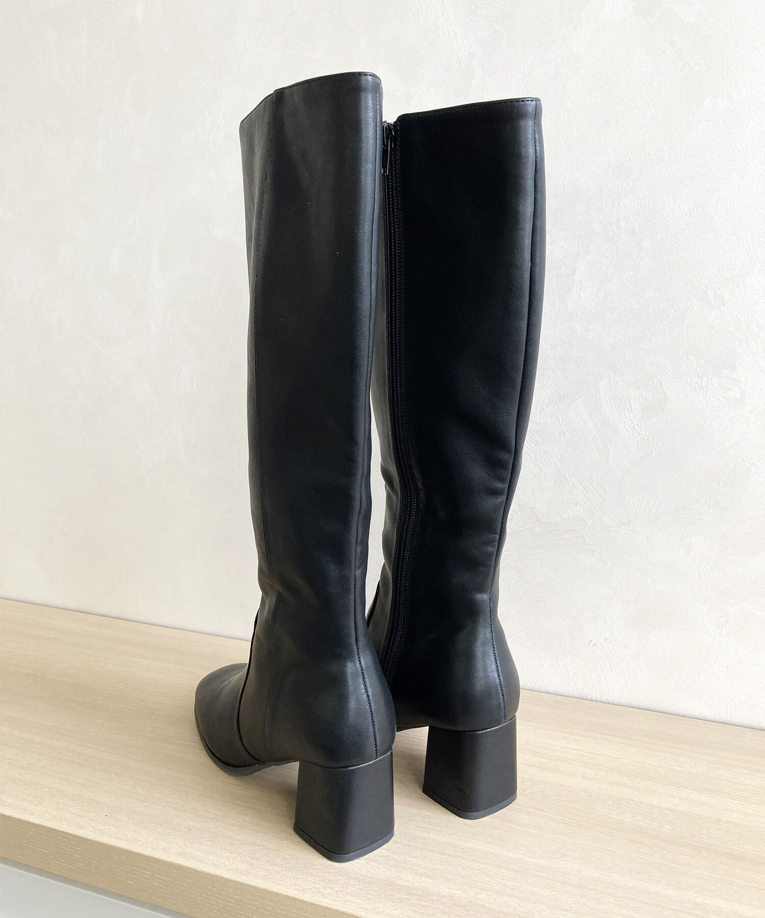 ORiental TRaffic「スクエアトゥヒールロングブーツ/31503」|ロングブーツ|