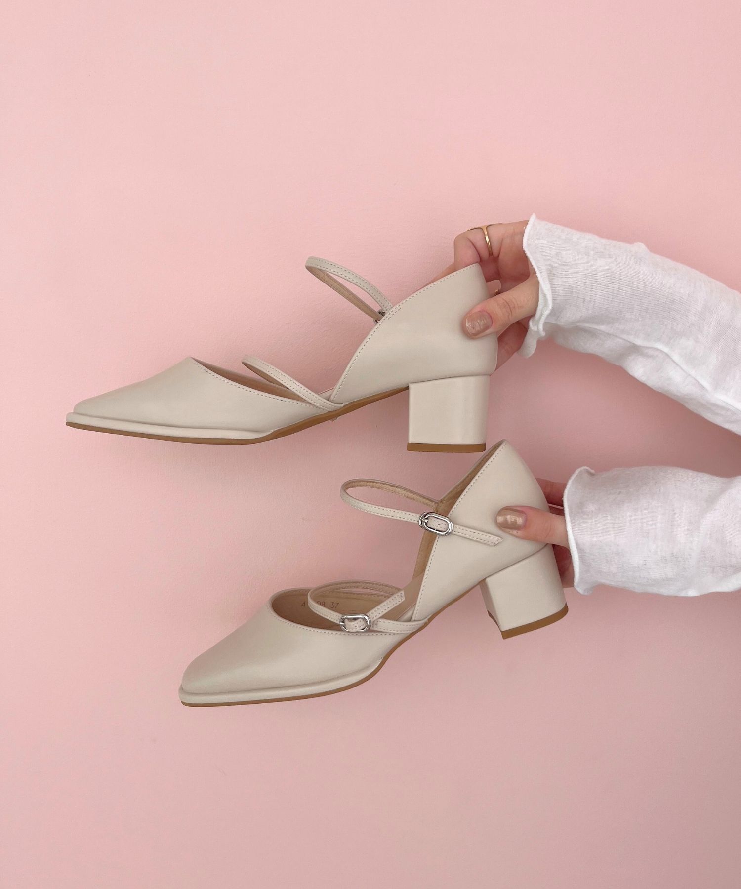 ORiental TRaffic「ダブルストラップヒールパンプス/41108」|パンプス|