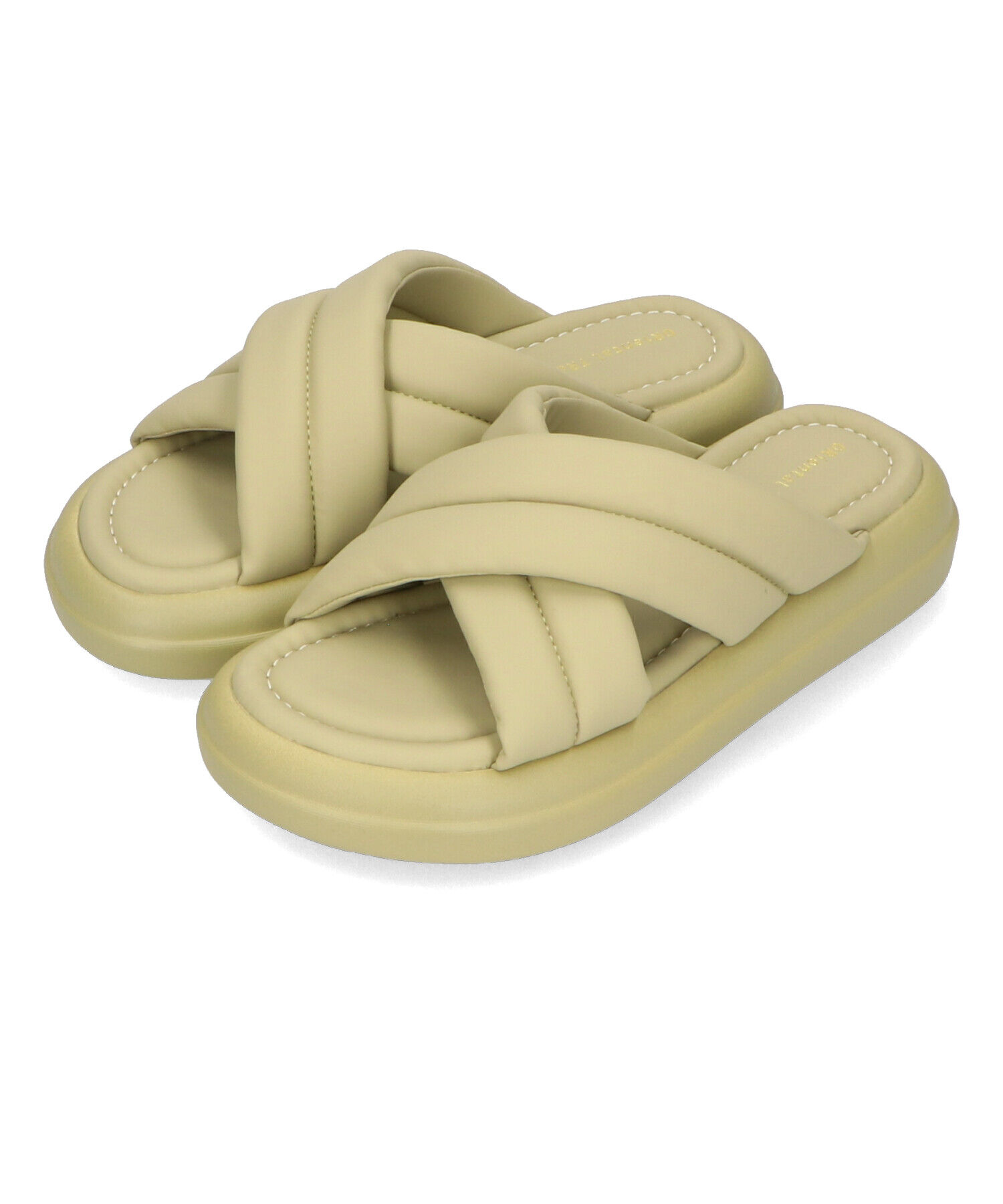 ORiental TRaffic「【アウトレット価格】パデットクロススライドサンダル/41232 サンダル 柔らかい フィット」|サンダル|