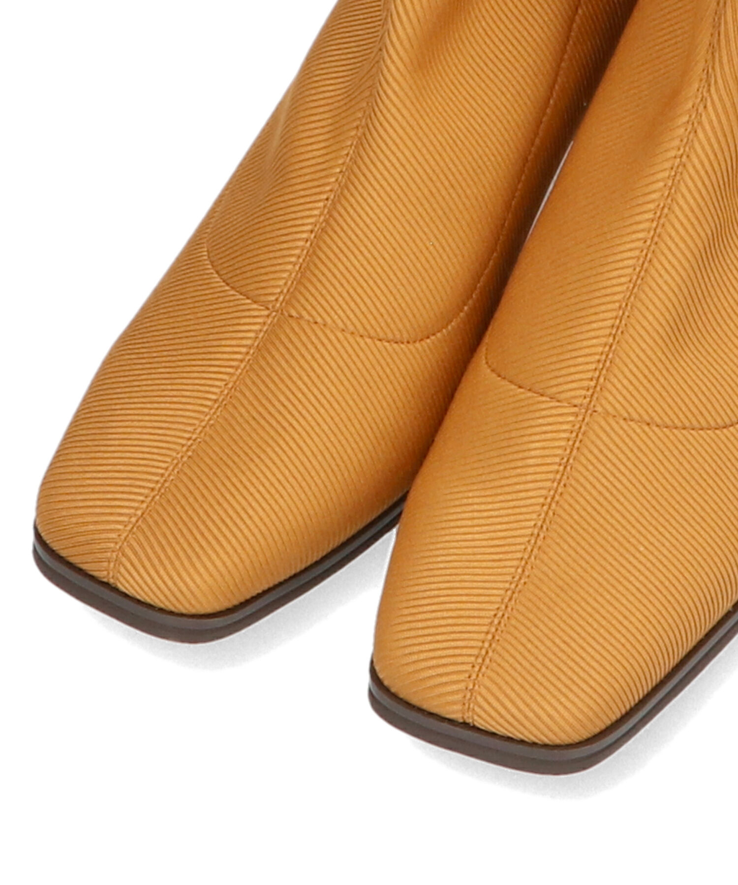 ORiental TRaffic「スクエアトゥ ニットブーツ /41407 柔らかい」|ショートブーツ|