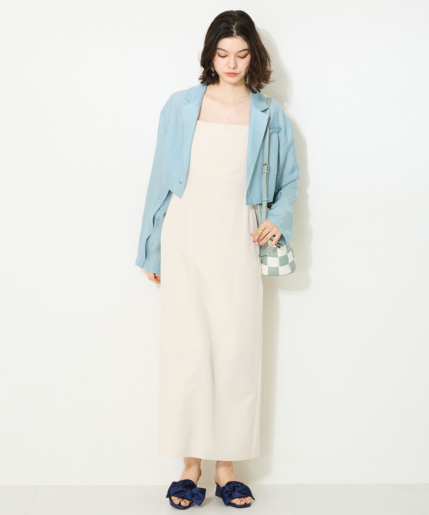 ORiental TRaffic「【BAG】編みデザインハンドバッグ/BA-229」|ショルダー・メッセンジャー|