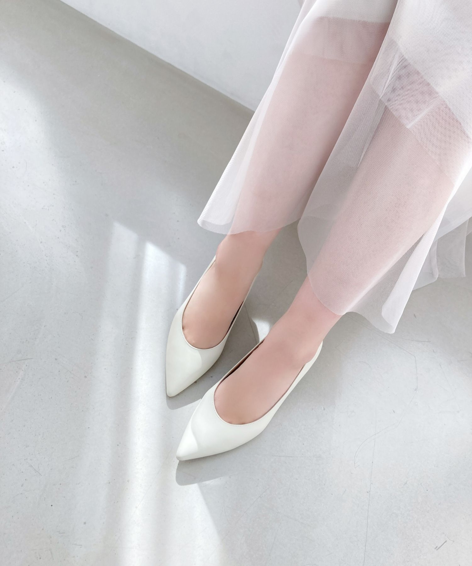 ORiental TRaffic「【跳べるパンプス/シリーズ累計１５０万足突破】ポインテッドトゥ4cmヒール/R-3217 パンプス クッション」|パンプス|