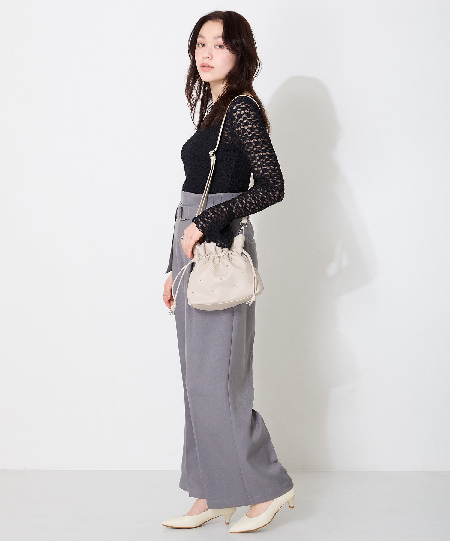 ORiental TRaffic「【跳べるパンプス/シリーズ累計１５０万足突破】ポインテッドトゥ4cmヒール/R-3217 パンプス クッション」|パンプス|