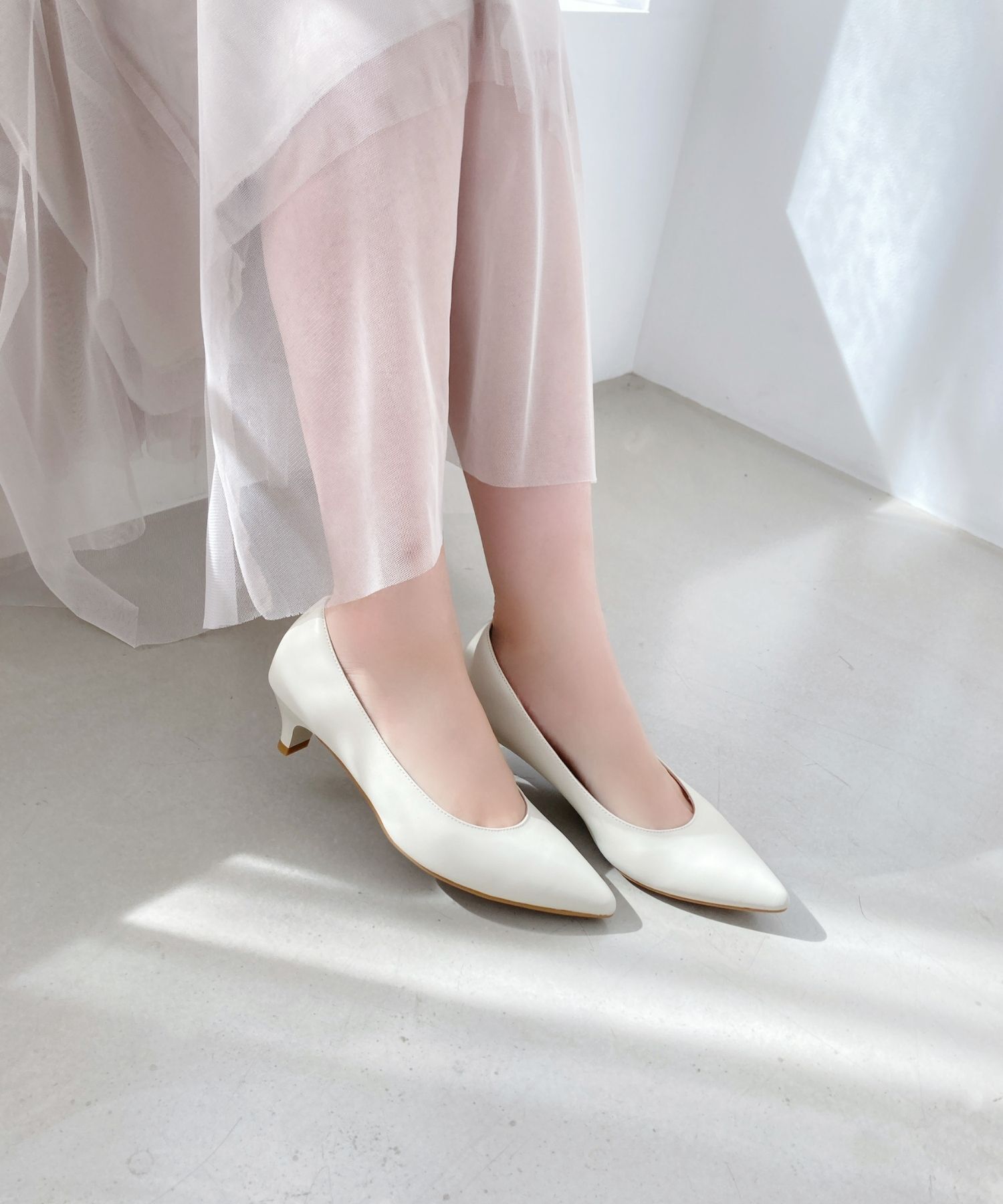 ORiental TRaffic「【跳べるパンプス/シリーズ累計１５０万足突破】ポインテッドトゥ4cmヒール/R-3217 パンプス クッション」|パンプス|