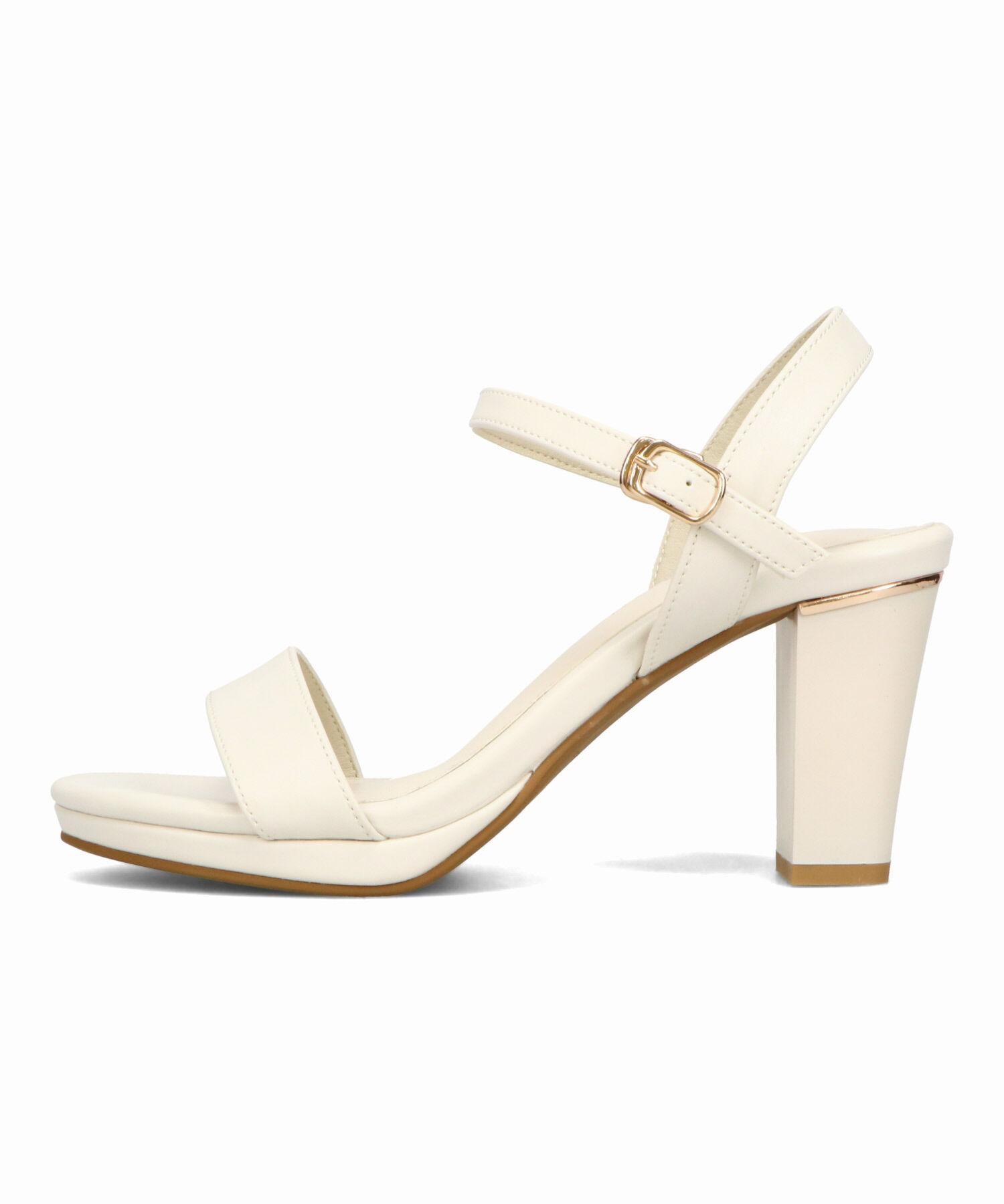 ORiental TRaffic「ラウンドトゥラインヒールサンダル/51208 サンダル トレンド 人気」|サンダル|