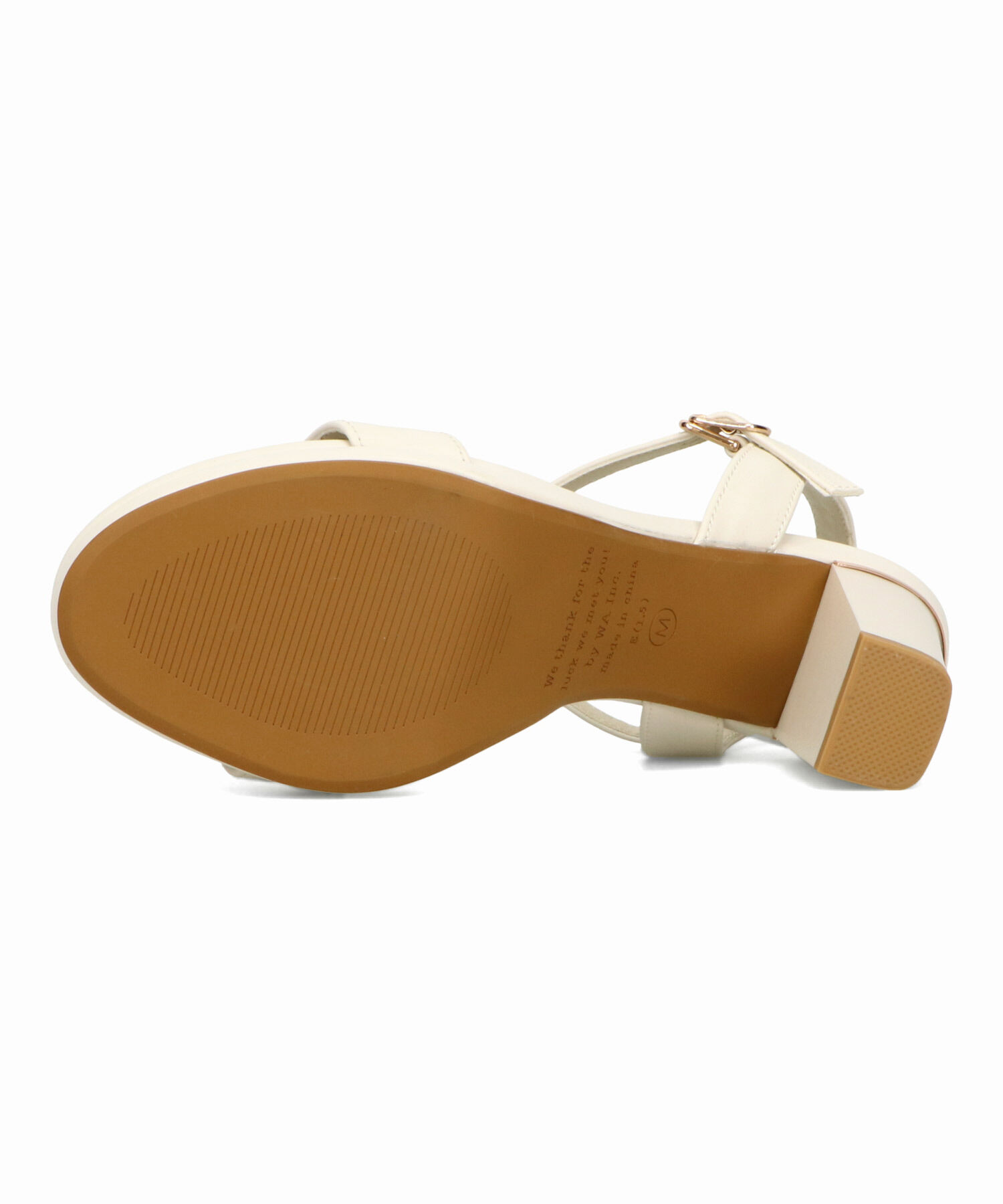 ORiental TRaffic「ラウンドトゥラインヒールサンダル/51208 サンダル トレンド 人気」|サンダル|