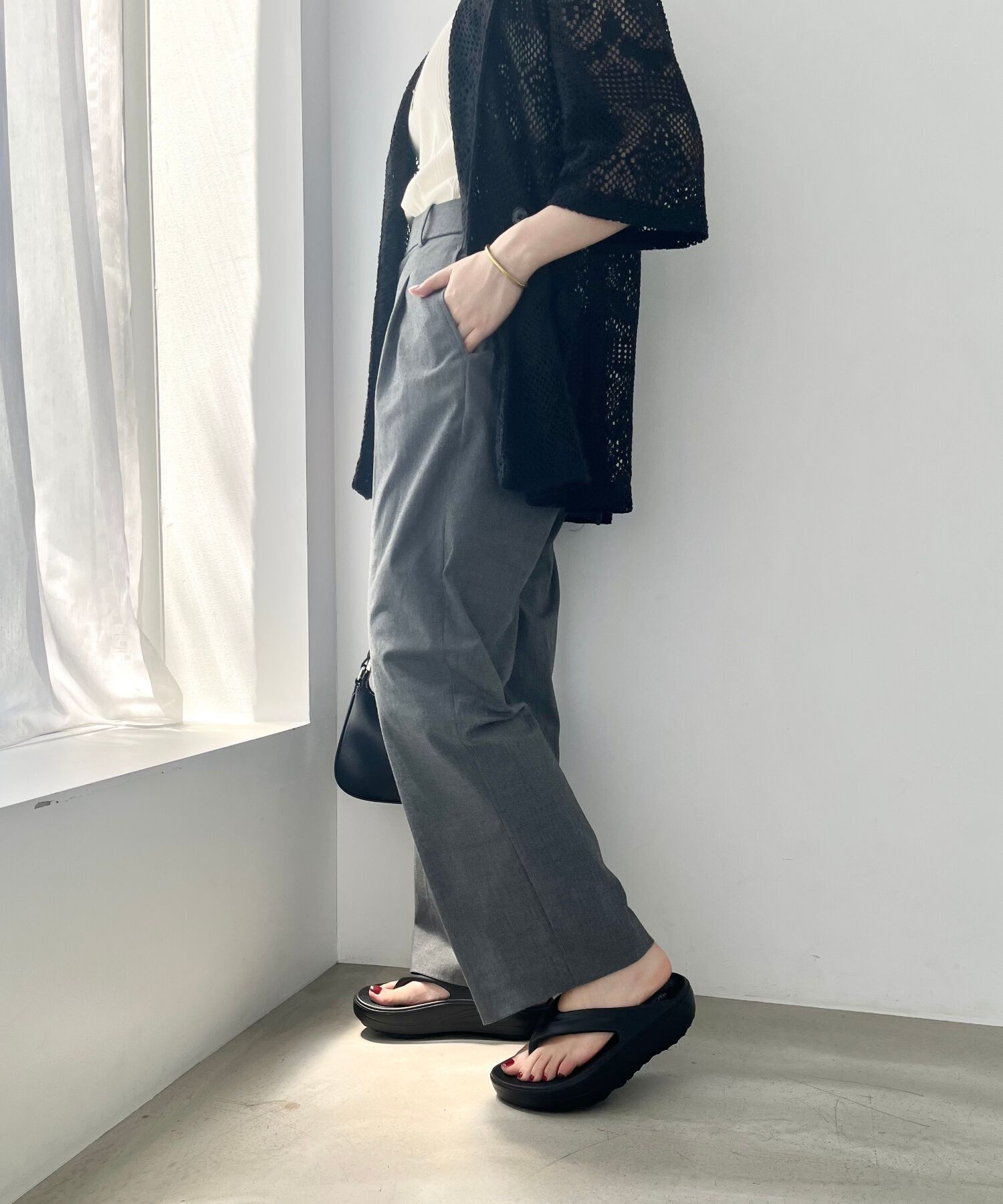 ORiental TRaffic「【リカバリーサンダル】●大人気アイテム●厚底 EVA トング サンダル /OT3226」|サンダル|