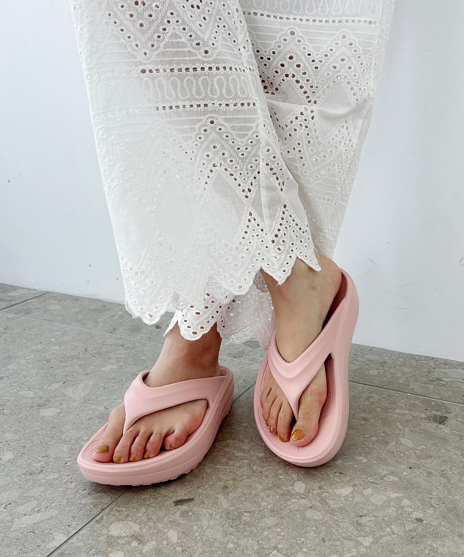 ORiental TRaffic「【リカバリーサンダル】●大人気アイテム●厚底 EVA トング サンダル /OT3226」|サンダル|