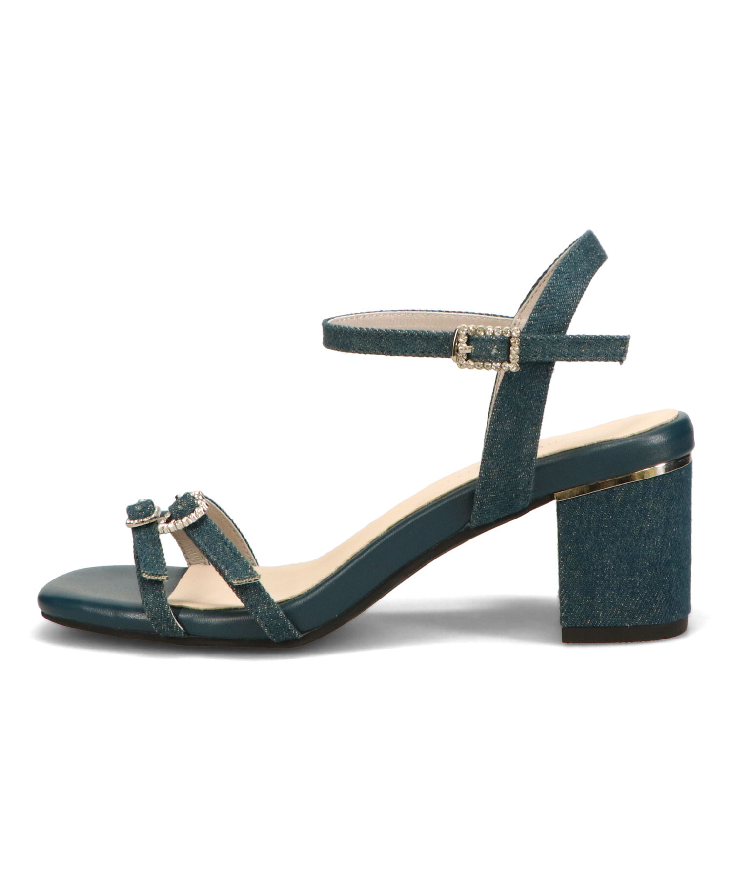 ORiental TRaffic「●2025春夏新作●マルチビジューバックルサンダル/51234」|サンダル|