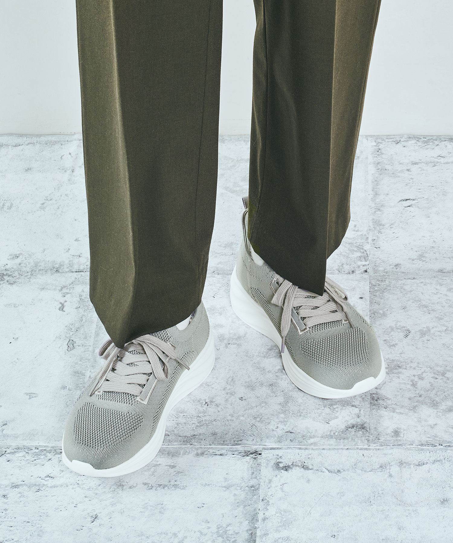 ORiental TRaffic「【瞬間フィット】ウエーブソールニットスニーカー/OT5704」|スニーカー|