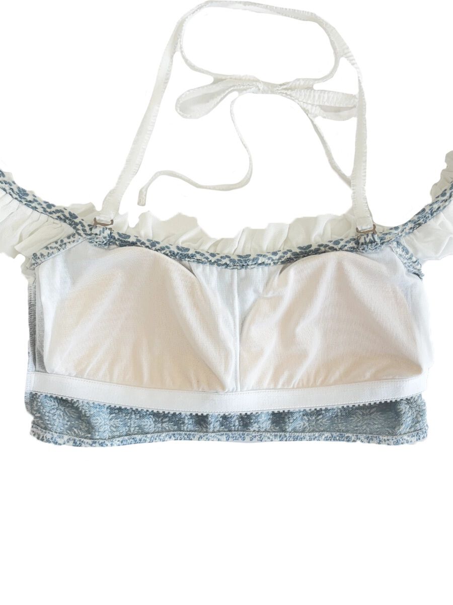 PEAK&PINE「【新作水着】ジャガード素材フリルオフショルダービキニ(258049)」|ビキニ|