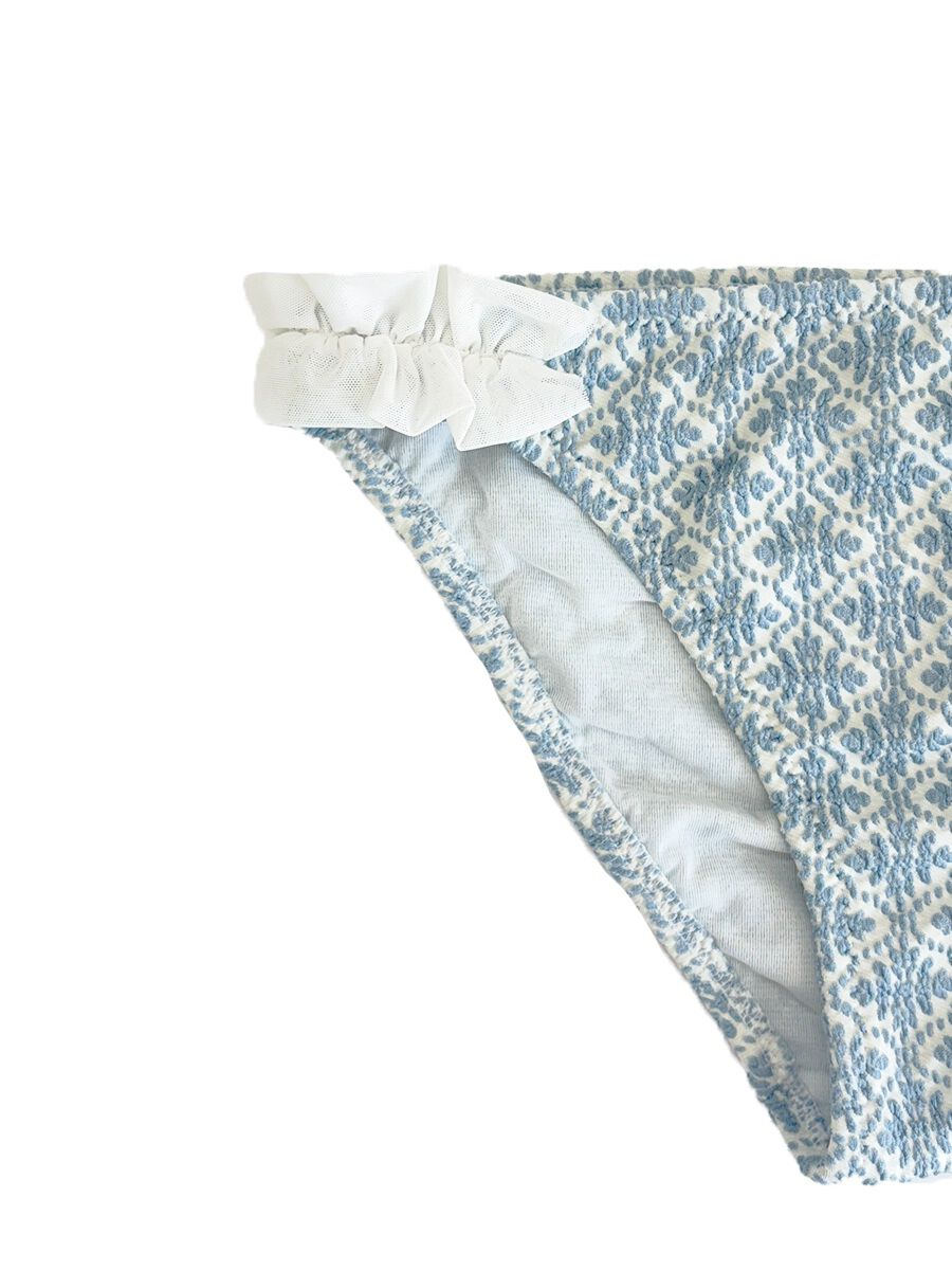 PEAK&PINE「【新作水着】ジャガード素材フリルオフショルダービキニ(258049)」|ビキニ|