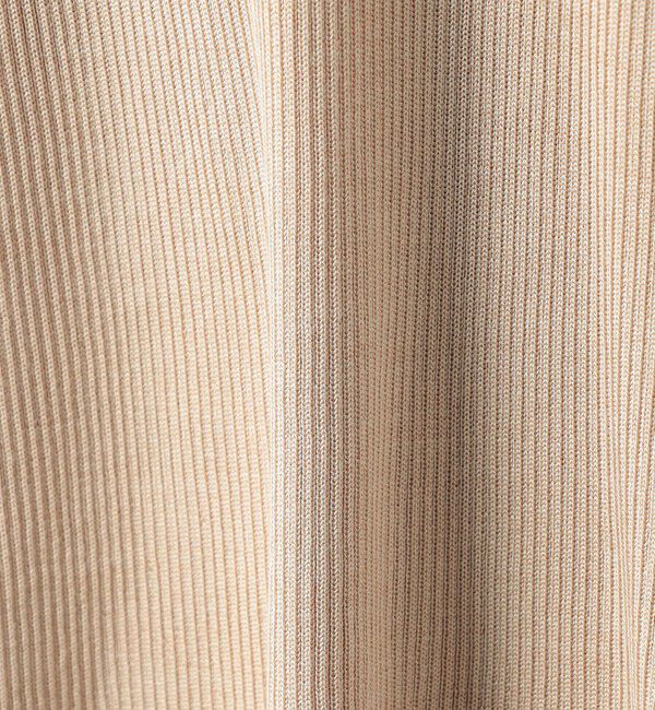 UNITED ARROWS「シルクリブ タートルネック ニット」|ニット・セーター|