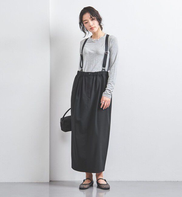 UNITED ARROWS「サスペンダー スカート」|スカート|