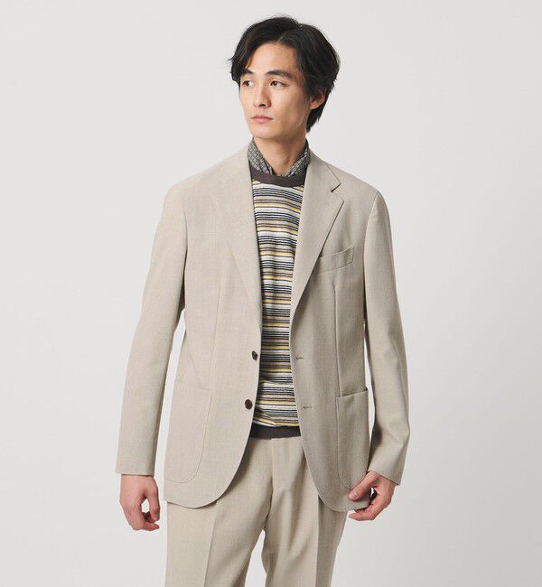 UNITED ARROWS「ポプリン シングル 3ボタン テーラード ジャケット R-MODEL」|テーラードジャケット|