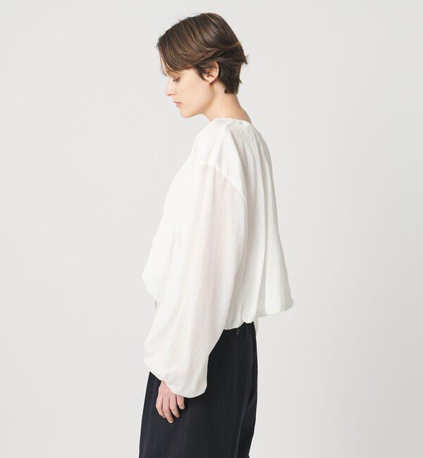 AEWEN MATOPH「＜AEWEN MATOPH＞バルーン2WAYブラウス ‐ ウォッシャブル ‐」|シャツ・ブラウス|
