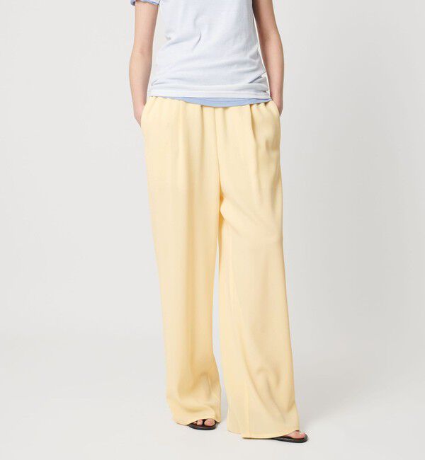 AEWEN MATOPH「＜AEWEN MATOPH＞バックサテンイージーパンツ ‐ ウォッシャブル ‐」|その他|YELLOW