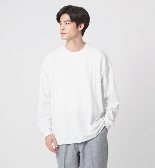 UNITED ARROWS green label relaxing「【WEB限定】デイリールーズ Tシャツ -吸水速乾・抗菌-」|Tシャツ・カットソー|WHITE