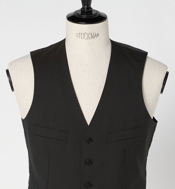 UNITED ARROWS green label relaxing「REDA トロピカル 無地 5B スーツベスト」|スーツ|