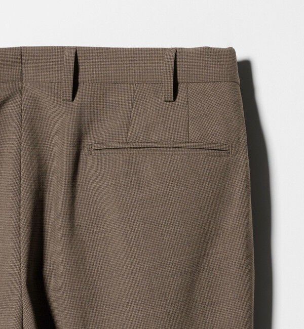 UNITED ARROWS green label relaxing「A+ TWPU チドリ スリム セットアップ パンツ スラックス -ウォッシャブル・ストレッチ・ウエストアジャスタ」|スーツ|