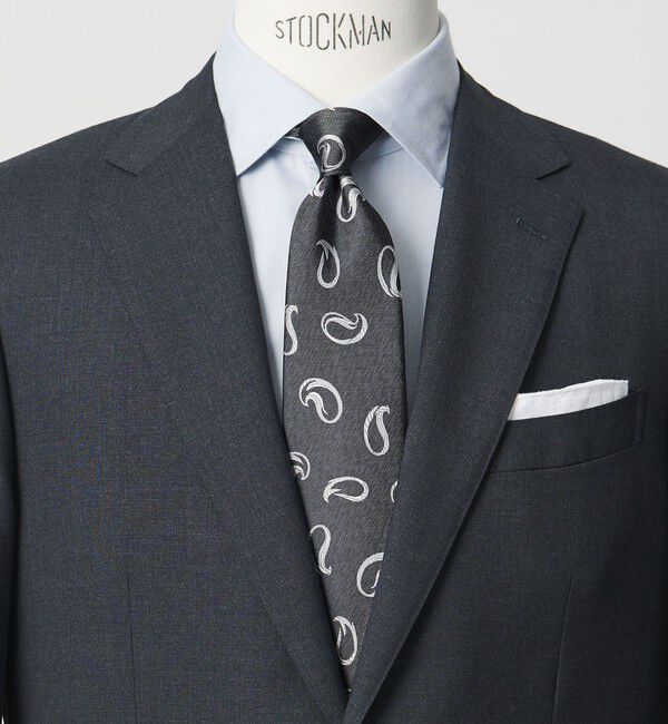 UNITED ARROWS green label relaxing「GLR ジャパン ヴィンテージ 8.0cm ペイズリー ネクタイ」|ネクタイ・蝶ネクタイ|DK.GRAY