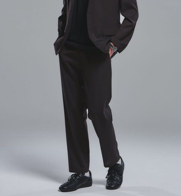 UNITED ARROWS green label relaxing「ウォッシャブル トロ ナロー ユーティリティパンツ S2 イージーパンツ -ストレッチ-」|その他|DK.BROWN